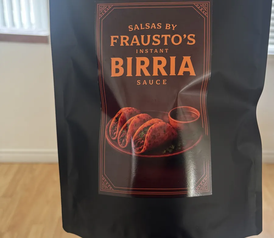 The Frausto's Instant Birria Sauce pouch
